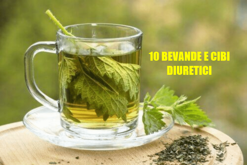 10 bevande e cibi diuretici e sgonfianti